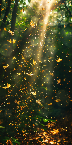 Golden Pollen Forest Cinematic Golden Pollen Forest Cinematic