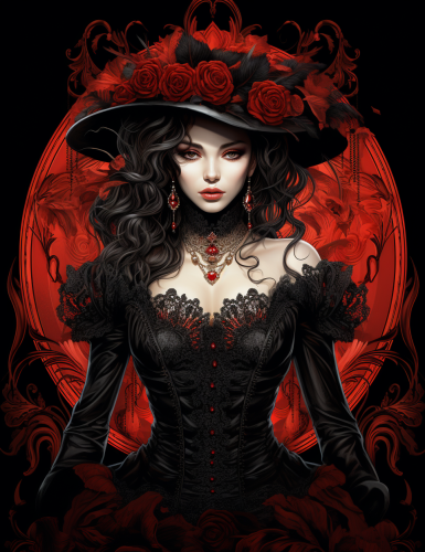 Gothic Halloween Beauties in Victorian Lace Corsets Gothic Halloween Beauties in Victorian Lace Corsets
