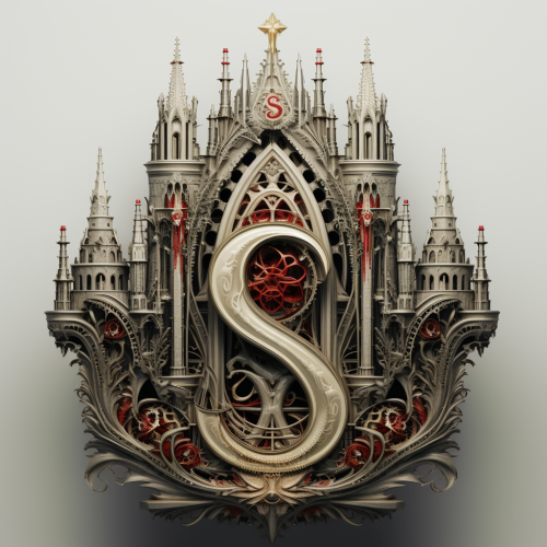 Gothic stylized  ST  for resume header