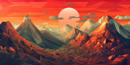 Spectacular view of rocky cliffs and volcano