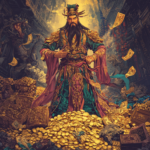 Guan Yu confident in treasure vault Guan Yu confident in treasure vault