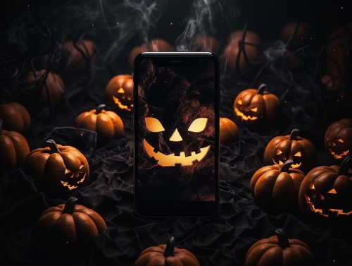 Halloween abstract image with dark atmosphere Halloween abstract image with dark atmosphere