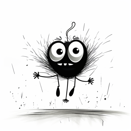 Happy frog leaping in air Happy frog leaping in air