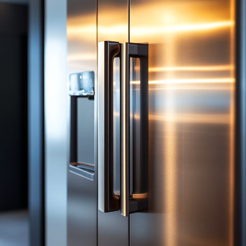 Modern Stainless Steel Fridge Handles