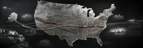 Black and White Vintage Italian Emigrants to Amerika