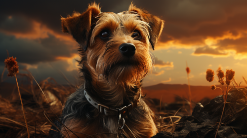 Jagdterrier in natural setting