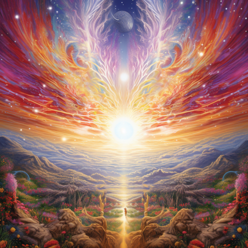 Joyful portal with radiant brilliance and harmonious fusion Joyful portal with radiant brilliance and harmonious fusion