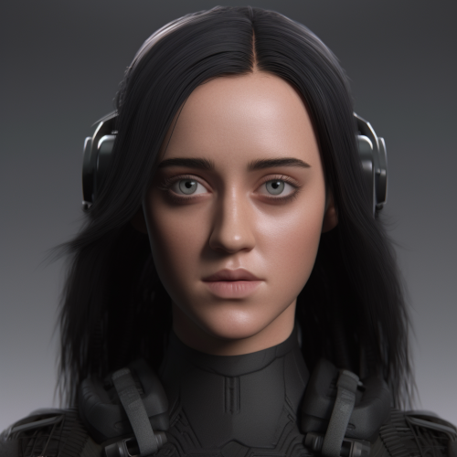 Close-up of Young Katy Perry in Agent Gear Close-up of Young Katy Perry in Agent Gear