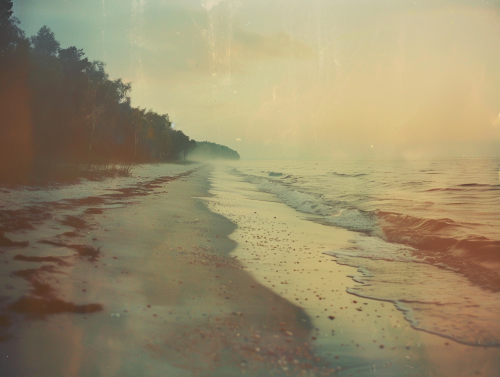 Vintage Soviet Beach Photo Vintage Soviet Beach Photo