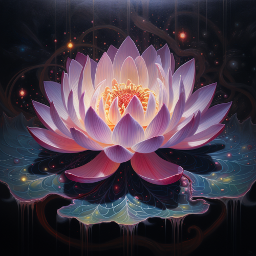 Stunning pink lotus flower Stunning pink lotus flower