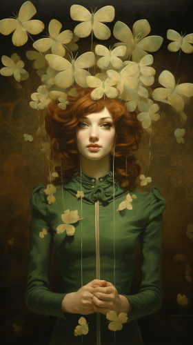 Midjourney AI prompts luck image