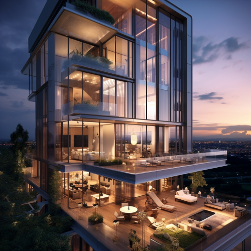 Luxurious service apartment showcasing opulence Luxurious service apartment showcasing opulence