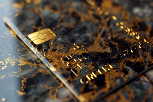 Luxury credit card design concept