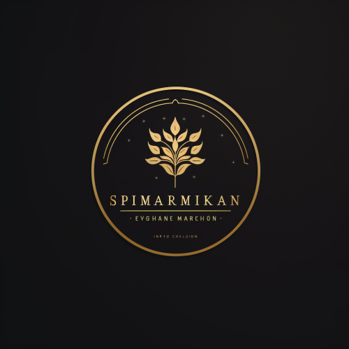 Vintage luxury restaurant logo with art deco elements
