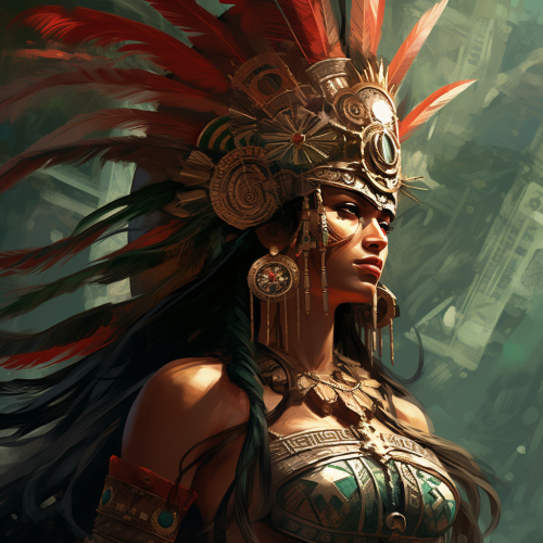 The Mighty Mayan Goddess of Battle