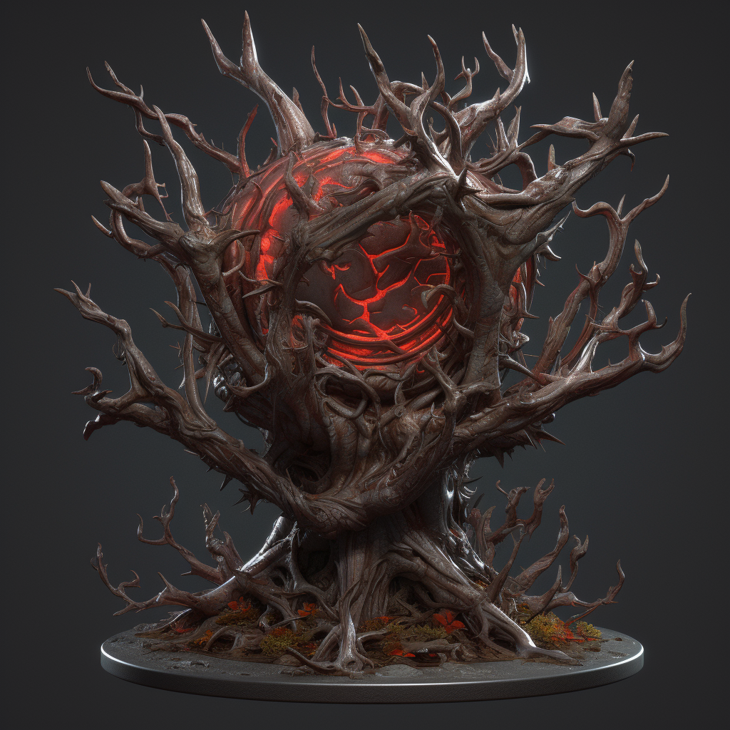 4.  Terrifying element of thorns in high detail