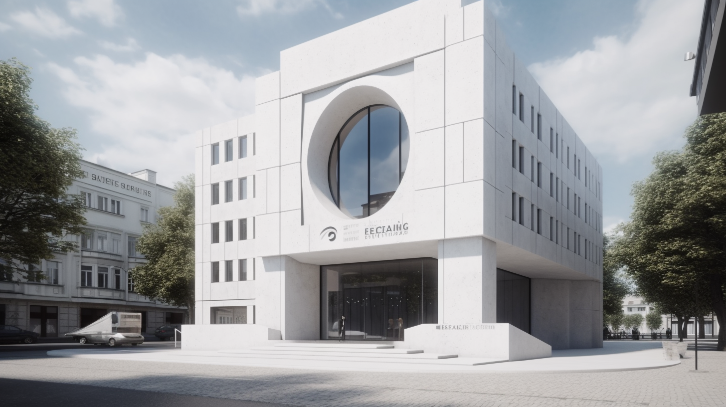 4.  Eye Clinic with Minimalistic White Limestone Façade