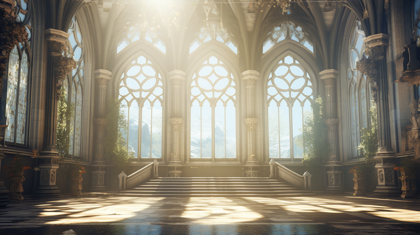4. Majestic room with sunlight streaming