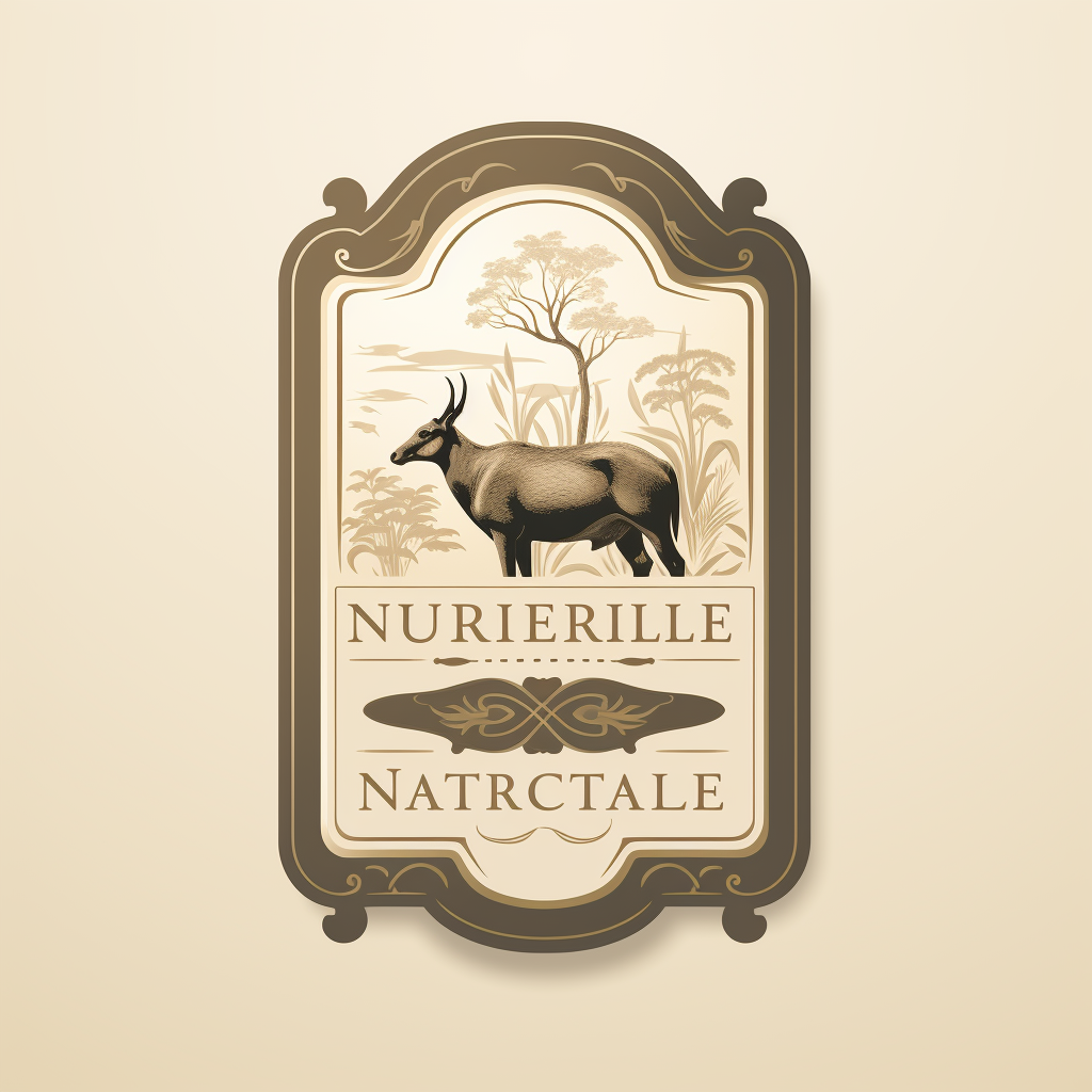 4. Elegant wildlife silhouette with event ticket