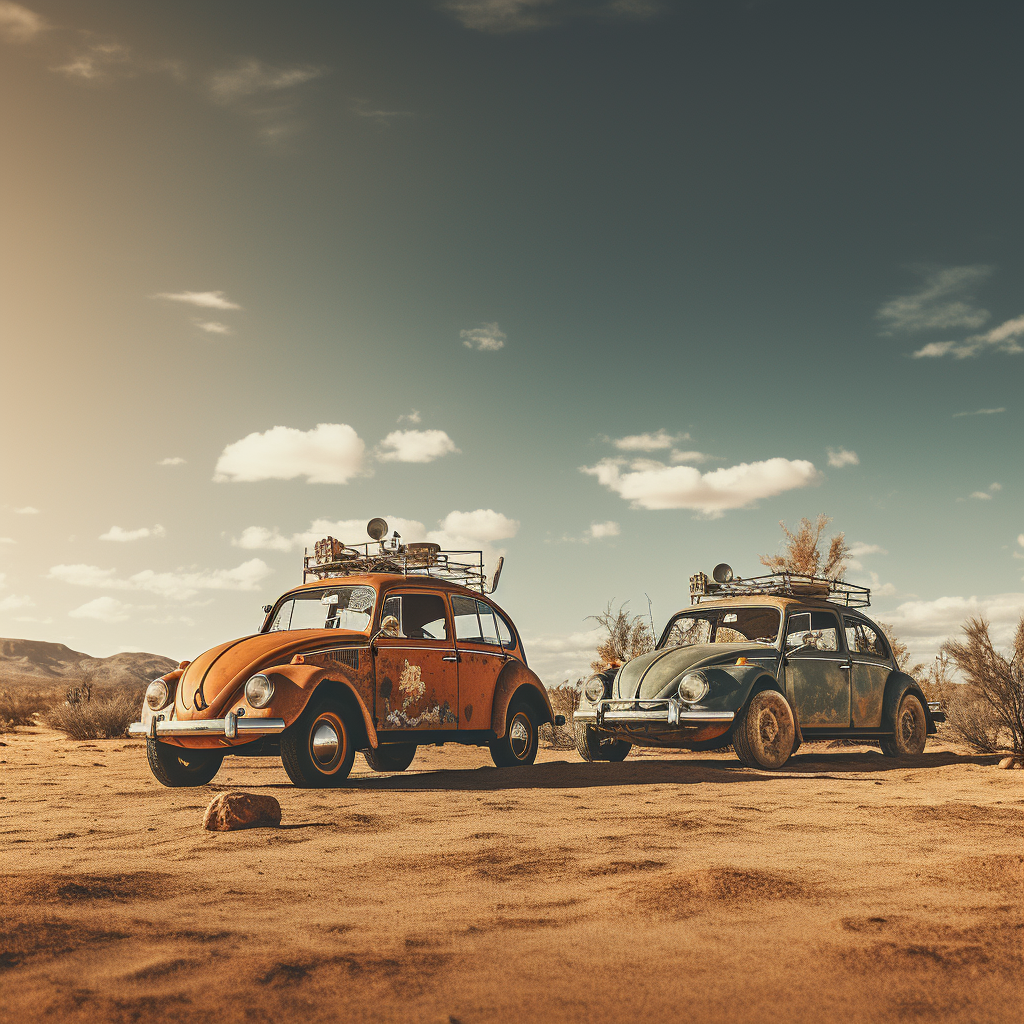 4. Adventure-filled jeep and volkswagen