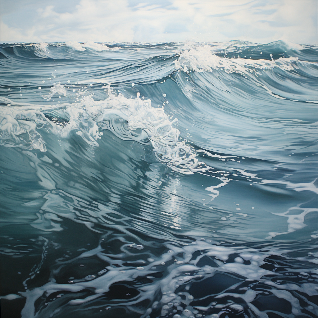 4. Breathtaking seascape art by Zaria Forman