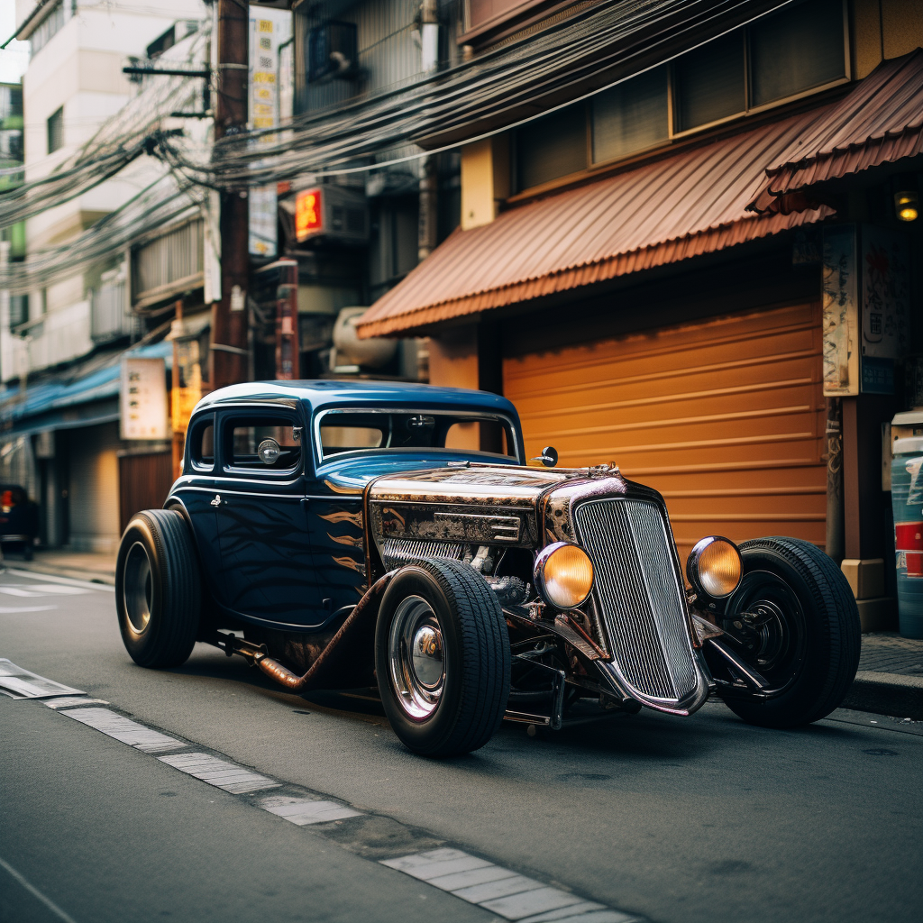 Vintage 1930s Hotrod in Japan