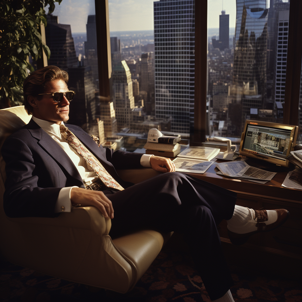 Successful 1980s Stock Broker in NYC