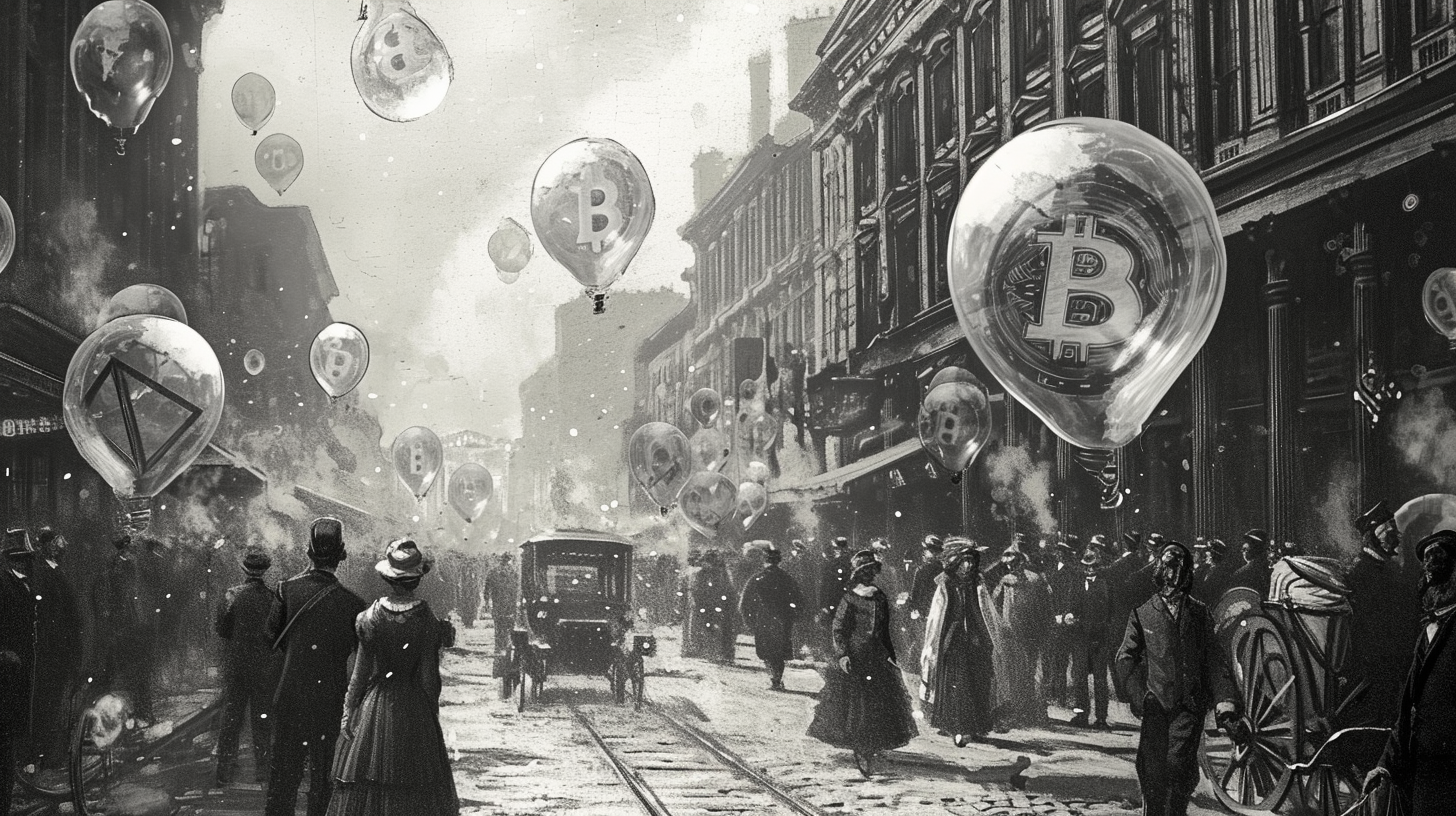 19th Century Protest Wealthy People USA Bitcoin Bubble