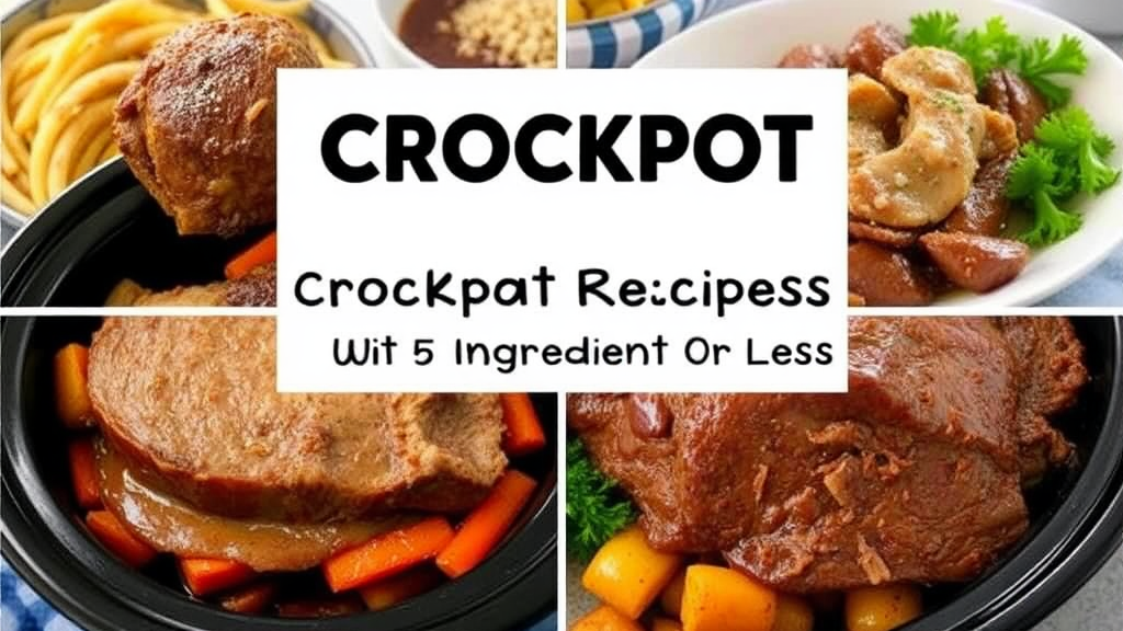 20 Easy Crockpot Roast Recipes With 5 Ingredients