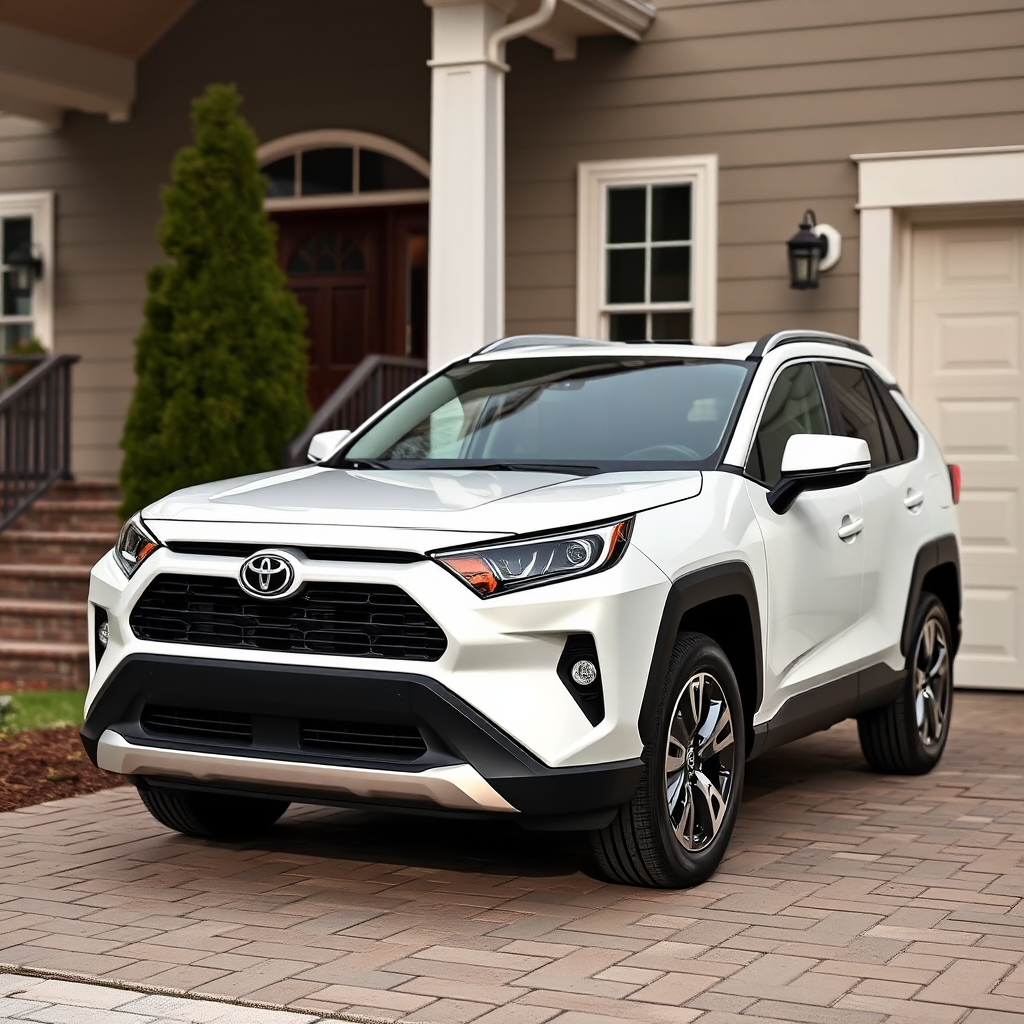 2020 Toyota RAV4 Limited Blue White SUV