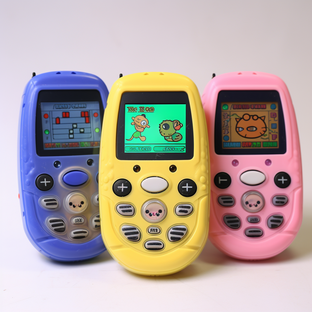 Colorful Tamagotchi Electronic Toy Image