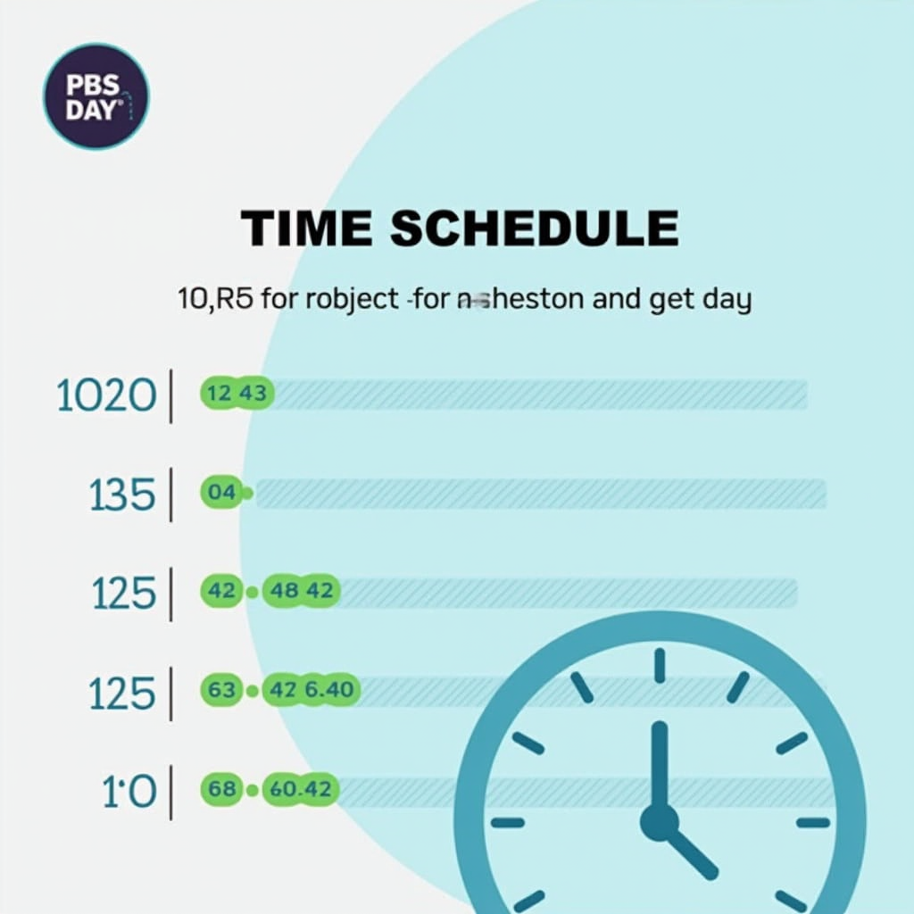 A 120-Day Project Time Schedule