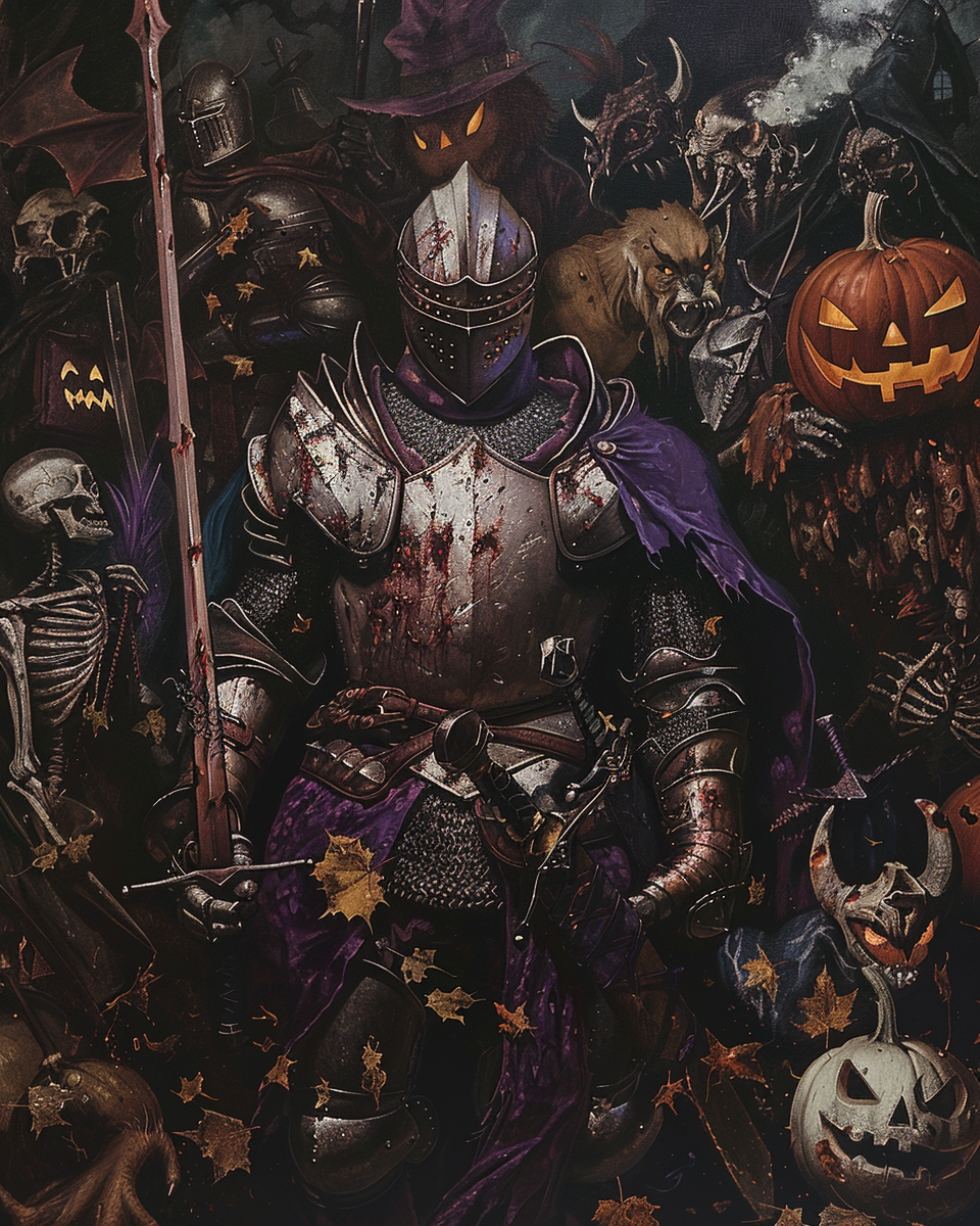 A Brave Knight in a Not-So-Scary Halloween