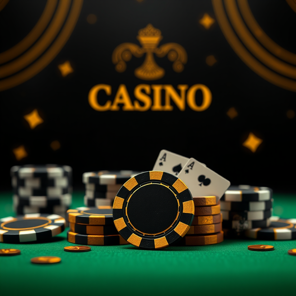 A Casino Website Featuring Black and Gold Colors