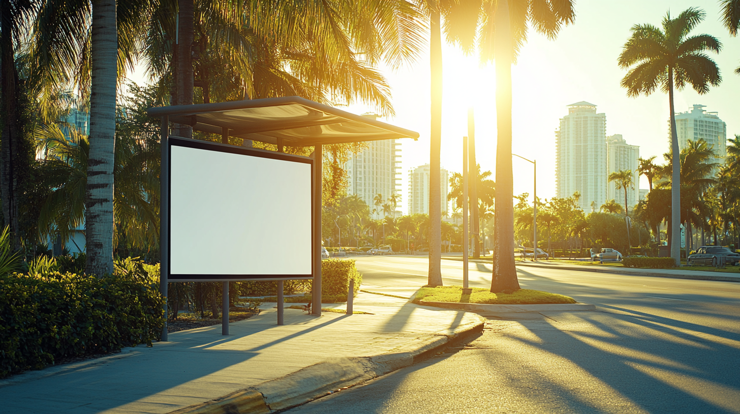 A Cinematic Bus Stop in Panama City