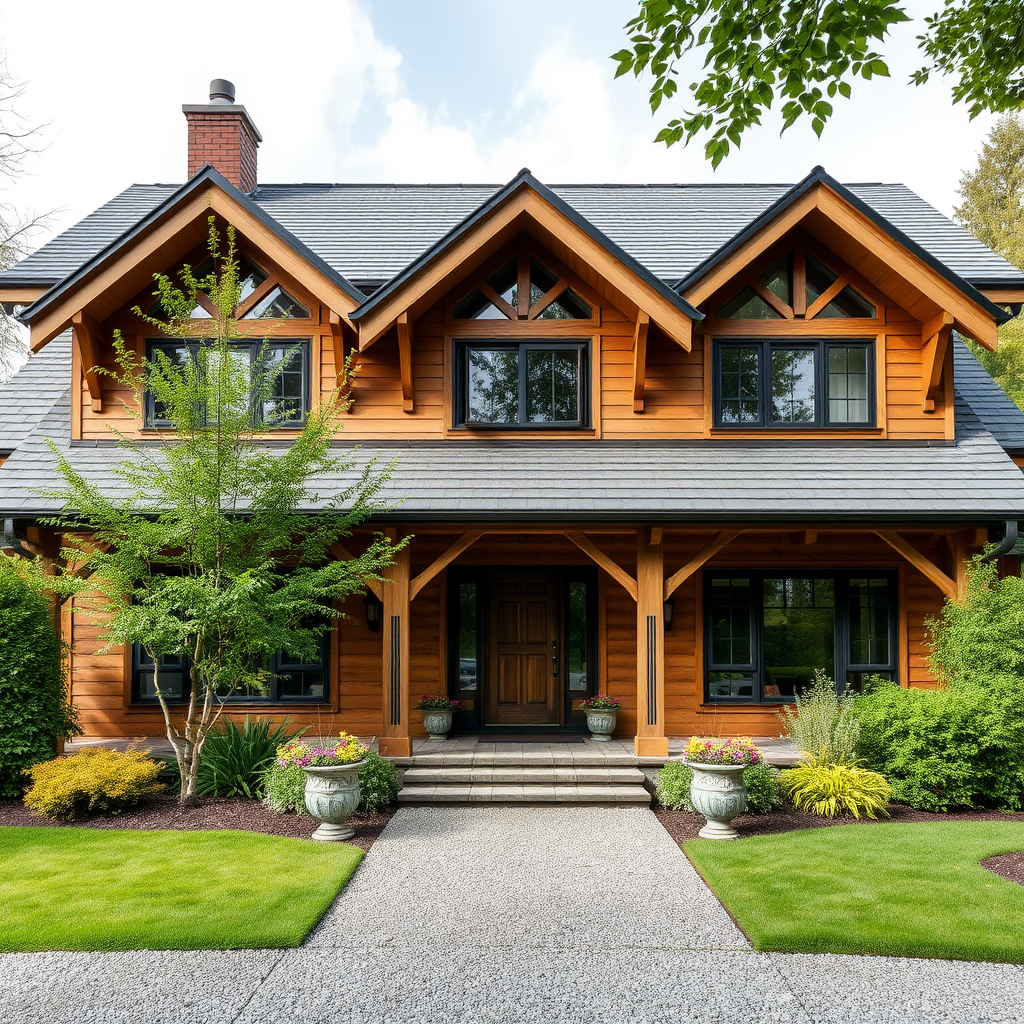 A Classic Timber Framed House