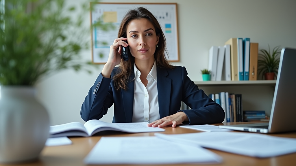 A Clinical Trial Manager Working in Professional Office