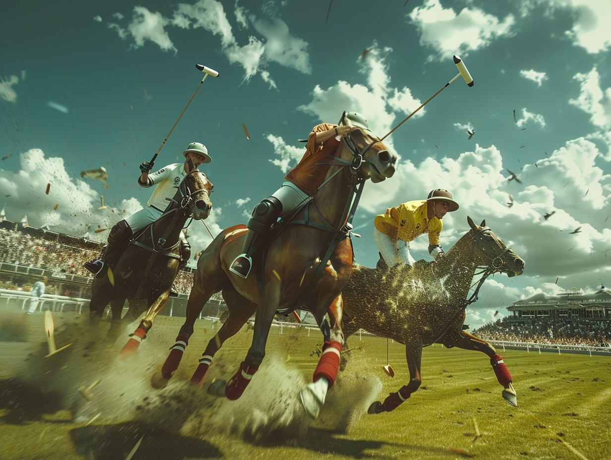 A Close Polo Game Captured in Stunning Detail