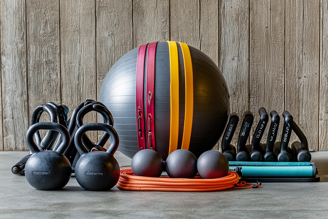 A Collection of Various Fitness Equipment