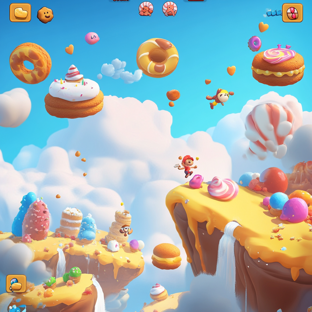 A Colorful Cookie-Pastry Game Screenshot