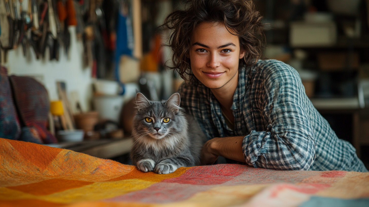 A Colorful Workshop with Young Designer and Curious Cat
