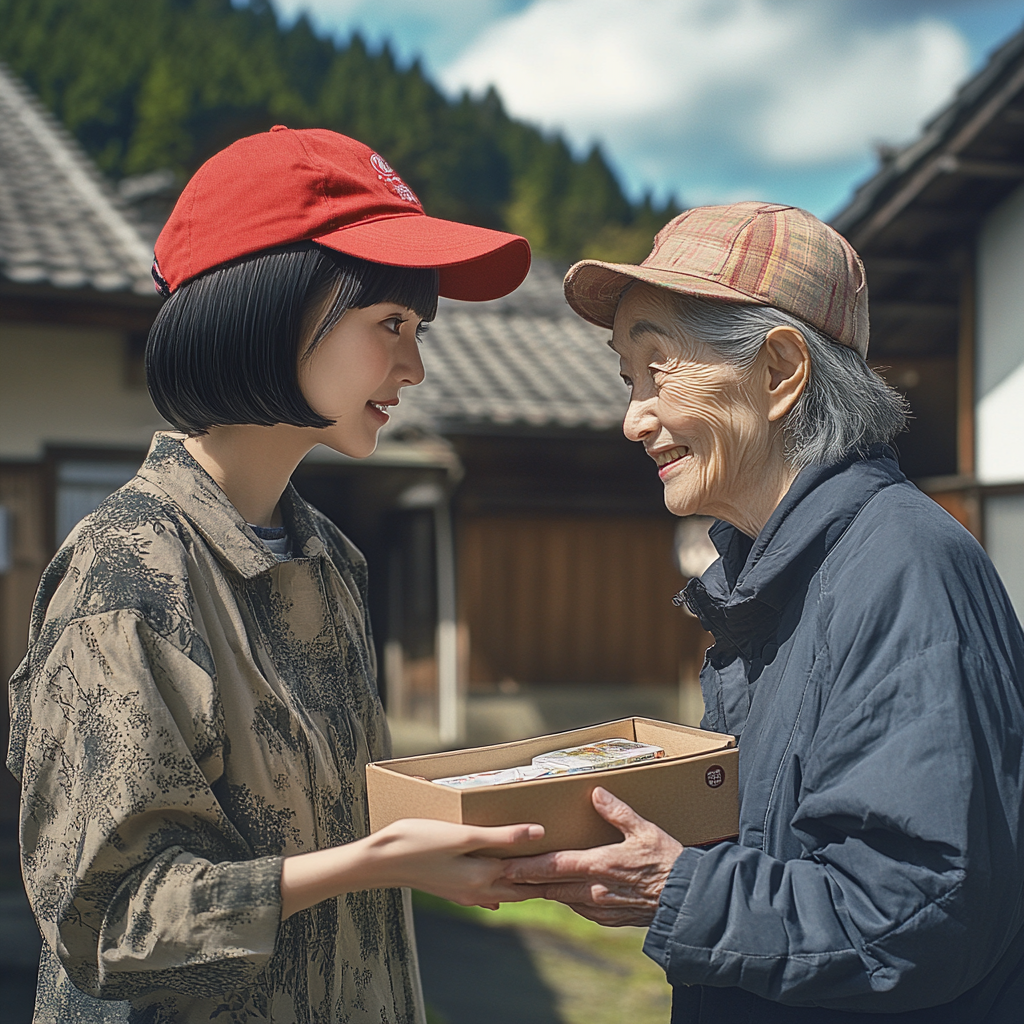 A Confrontation Between Two Women Over a Gift.