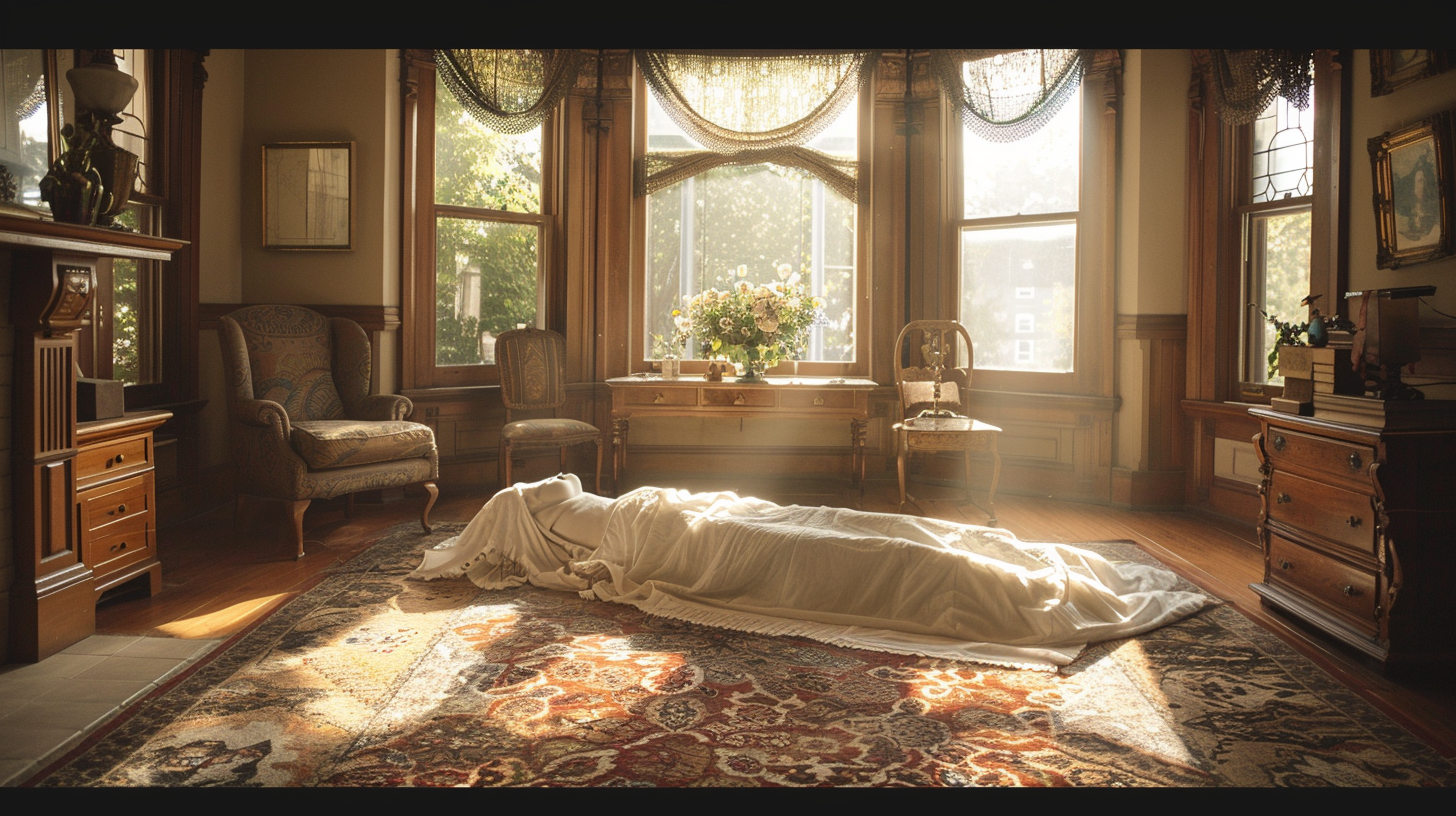 A Dead Woman in a Wealthy 1880s Home.