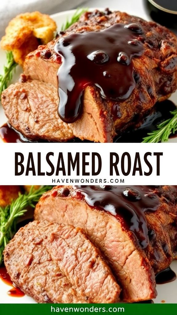 A Delicious Balsamic Glazed Roast Recipe