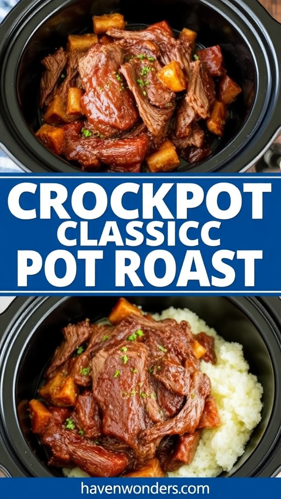 A Delicious Pot Roast Collage from havenwonders.com