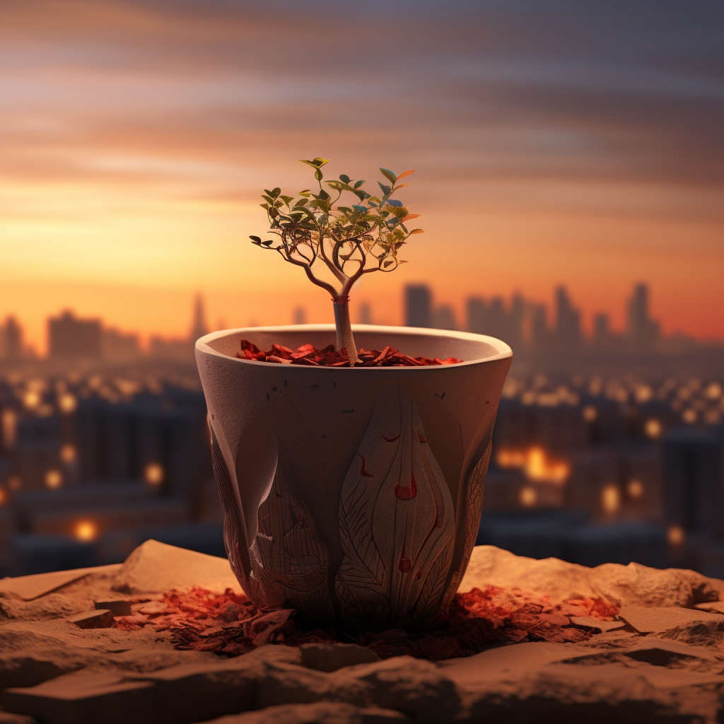 A Desert Rose Growing in Riyadh Time-Lapse