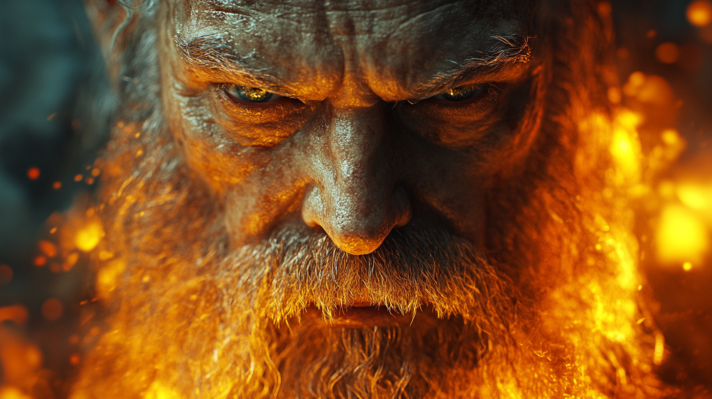 A Detailed Dwarf in 3D for Full HD.