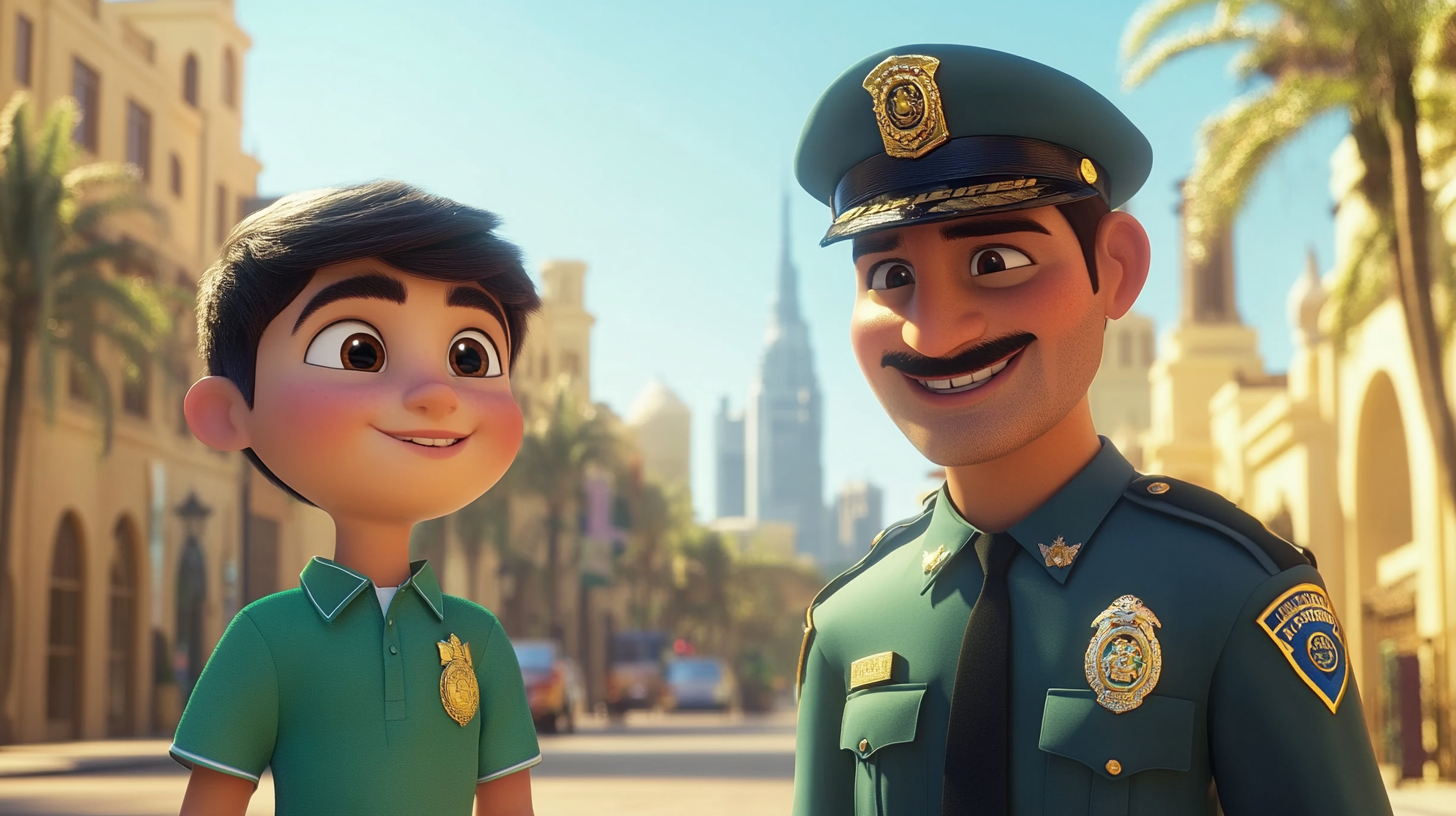 A Detective Kid Adventure in Dubai City