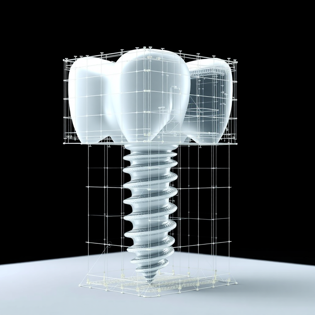 A Digital Dental Implant Model with 3D Design