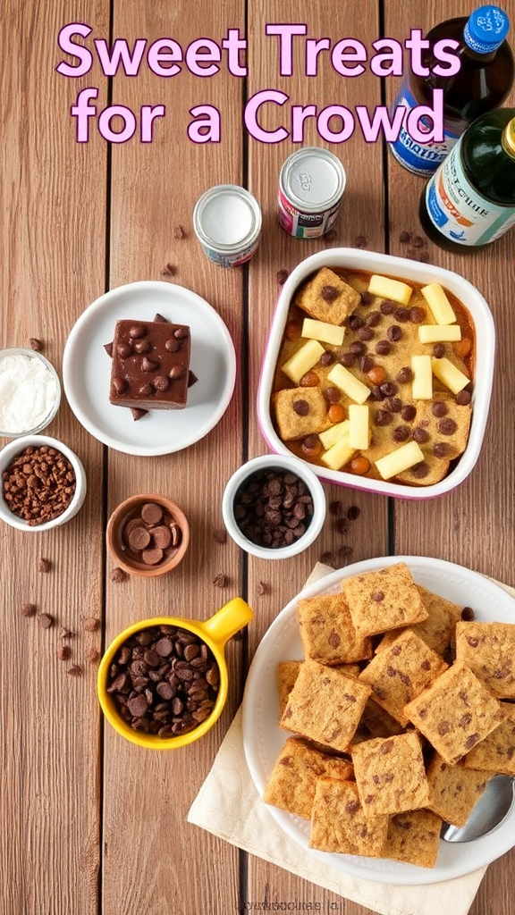 A Display of Delicious Homemade Sweet Treats